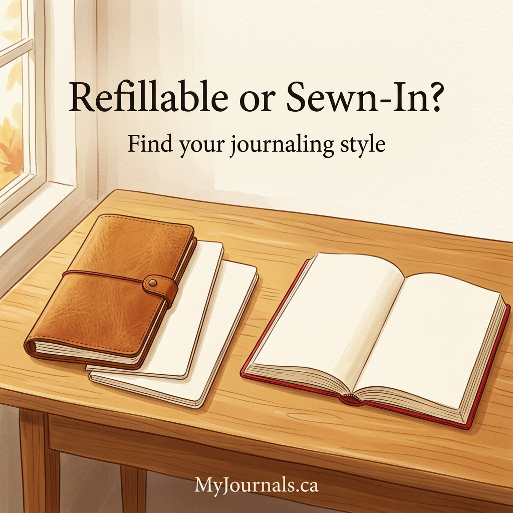 Refillable vs. Sewn-In Journals: Which Is Right for You?