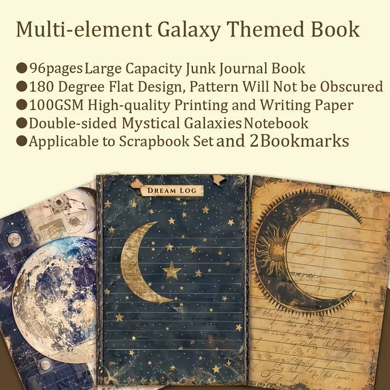 RETRO MYSTICAL MOON JOURNAL