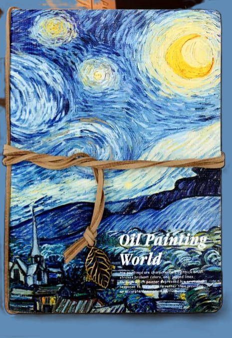 VINTAGE STYLE - Van Gogh 4 piece Sketchbook