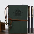 LEATHER JOURNAL - Nautical Style - Jade