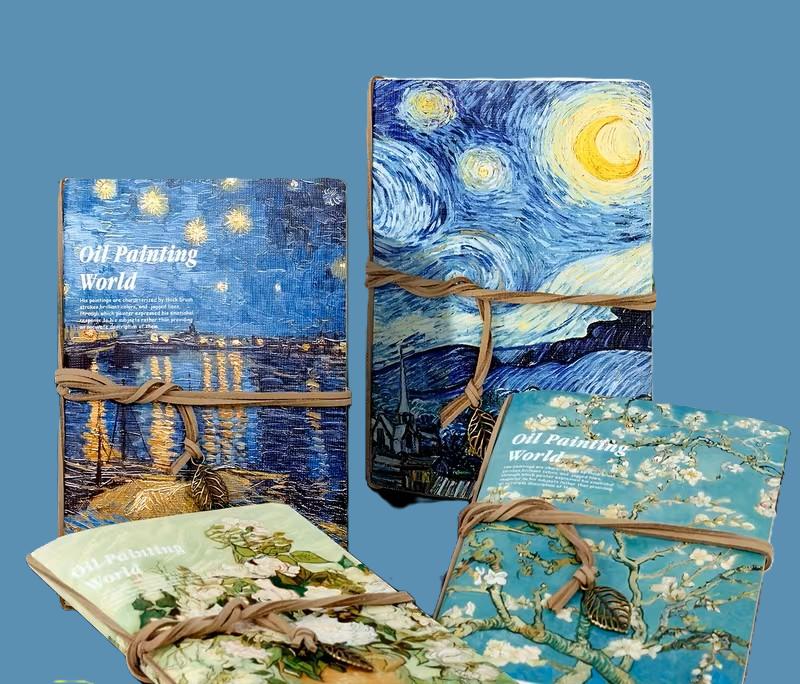 VINTAGE STYLE - Van Gogh 4 piece Sketchbook
