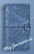 FLORAL GARDEN COLLECTION -  Vintage Style Notebook - NAVY BLUE