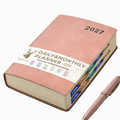 2027 DAILY / MONTHLY PLANNER / POWDER PINK