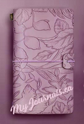 FLORAL GARDEN COLLECTION -  Vintage Style Notebook -LILAC
