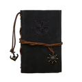 LEATHER JOURNAL - Nautical Style - Black