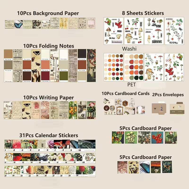 NATURE GARDEN Scrapbooking Kit