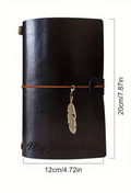 VEGAN LEATHER - Midori Style - Black