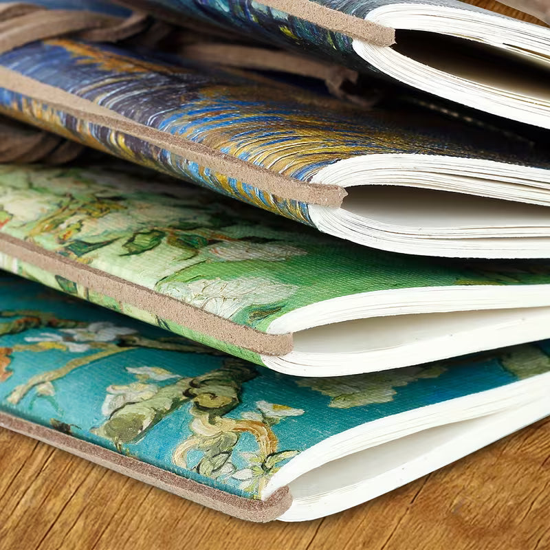 VINTAGE STYLE - Van Gogh 4 piece Sketchbook