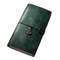 LEATHER JOURNAL - VINTAGE - Forest Green