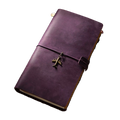 LEATHER JOURNAL - VINTAGE - Deep Purple